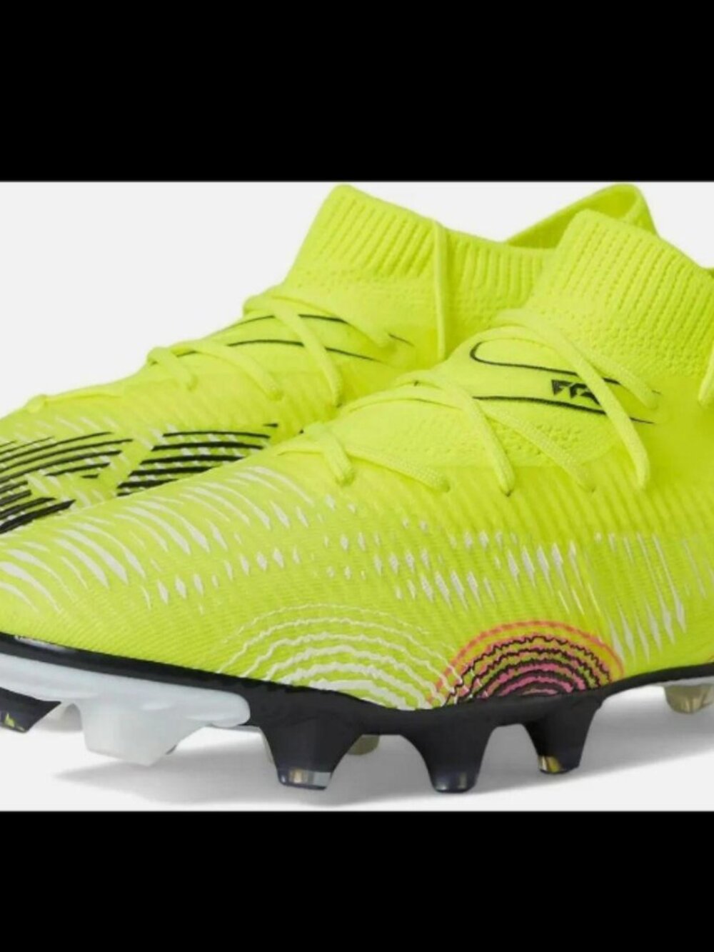 PUMA Future 8 Match women’s soccer cleats Yellow Alert/PUMA Black/Sun Struck